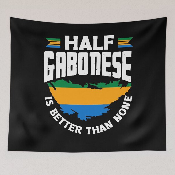 Item preview, Gabonese Gabon Gabonese Flag Half Gabonese Funny designed and sold by ShopTheStyle.