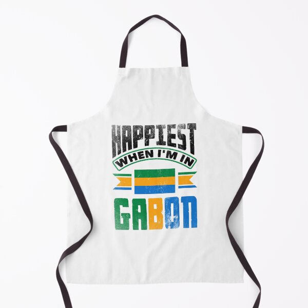 Item preview, Gabonese Gabon Gabonese Flag Happiest When Im In Gabon designed and sold by ShopTheStyle.