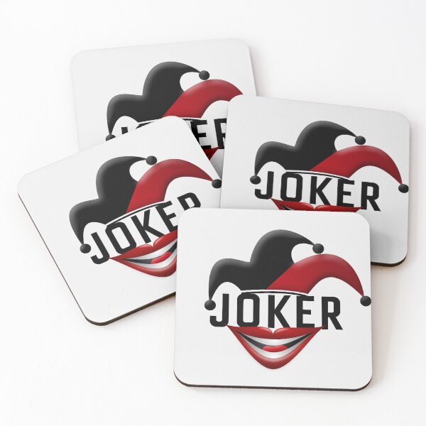 Item preview, Joker | Jester In Black and Red With Large Mouth designed and sold by uFit.