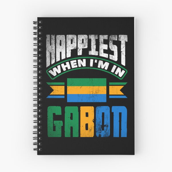 Item preview, Gabonese Gabon Gabonese Flag Happiest When Im In Gabon designed and sold by ShopTheStyle.