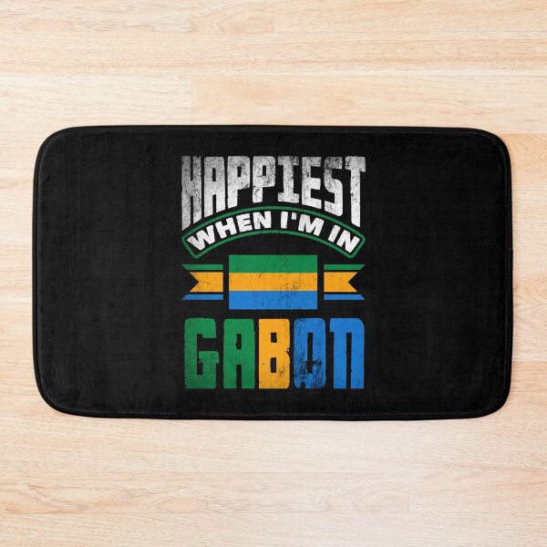 Item preview, Gabonese Gabon Gabonese Flag Happiest When Im In Gabon designed and sold by ShopTheStyle.