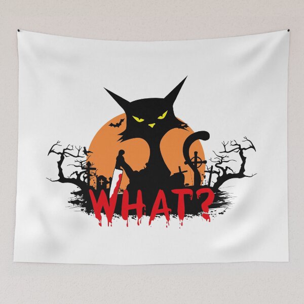 Item preview, Cat What Murderous Black Cat With Knife designed and sold by Emilygrace77.