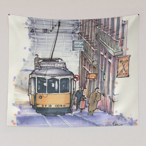 Item preview, Streetcar in Lisbon designed and sold by Gregg Brown.