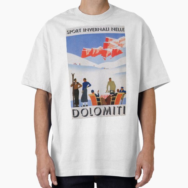 Item preview, Dolomites, Italy Vintage Travel Poster designed and sold by vintagevivian.
