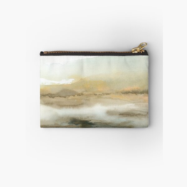Item preview, Abstract Landscape Watercolor Neutral Minimalist Art in Brown, Horizontal Image designed and sold by Kunrus  Nakwijitpong.