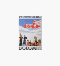 Lámina rígida Dolomitas, Italia Vintage Travel Poster