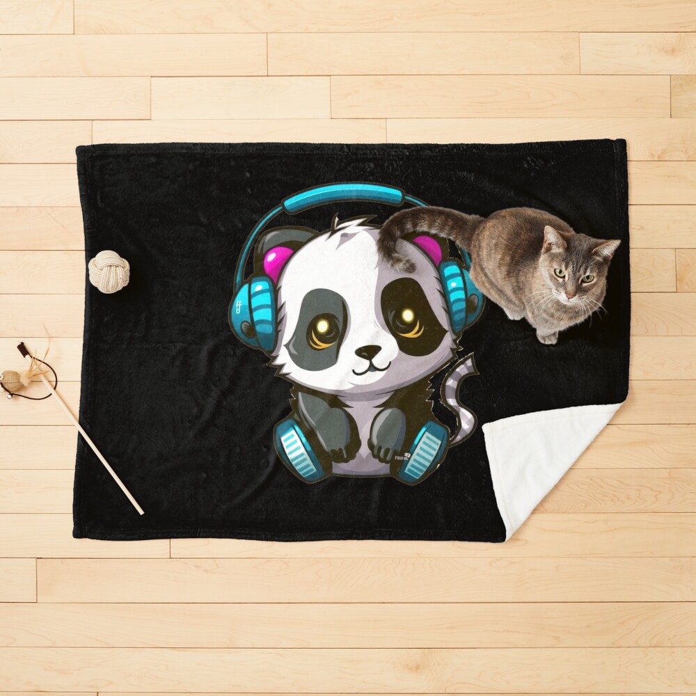 Kawaii panda with headphone by Kiutimood on Dribbble