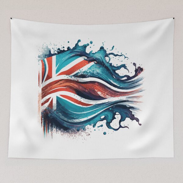 Artikelvorschau, Britische Flagge. Union Jack, britische Flagge des Vereinigten Königreichs entworfen und verkauft von Anastasiia Yurevych.