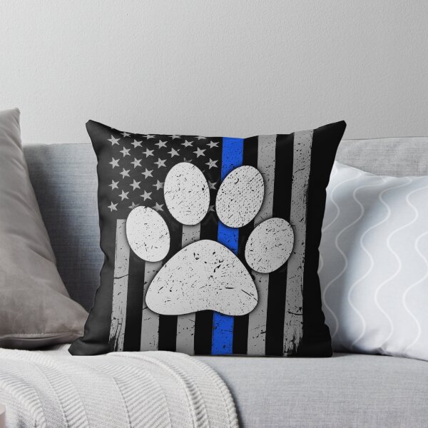 Item preview, Thin Blue Line American Flag K9 Paw designed and sold by bluelinegear.