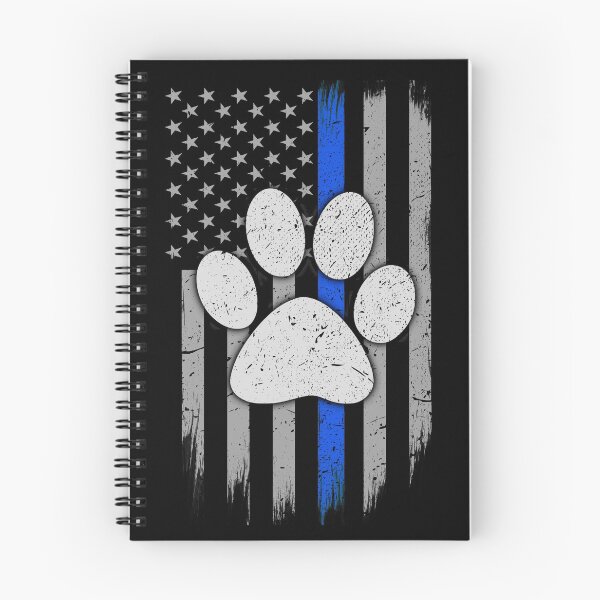 Item preview, Thin Blue Line American Flag K9 Paw designed and sold by bluelinegear.