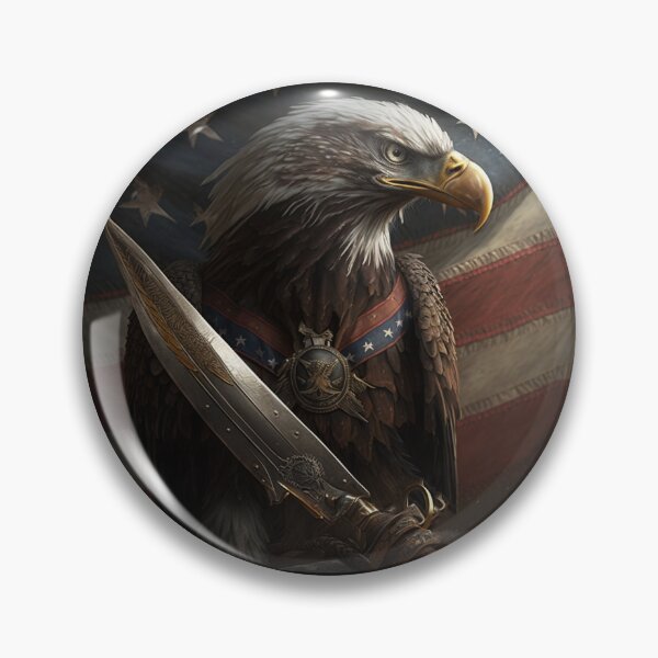Item preview, Traditional American Flag and Eagle Art designed and sold by Jades-Corner.