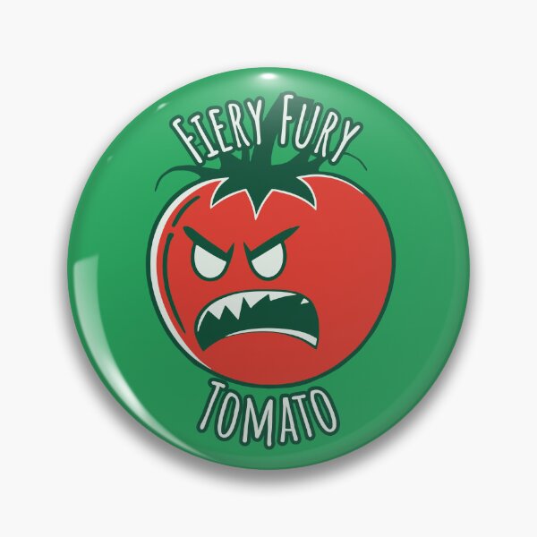 Item preview, Fiery Fury Tomato - Angry Tomato  designed and sold by RoboRaphael.