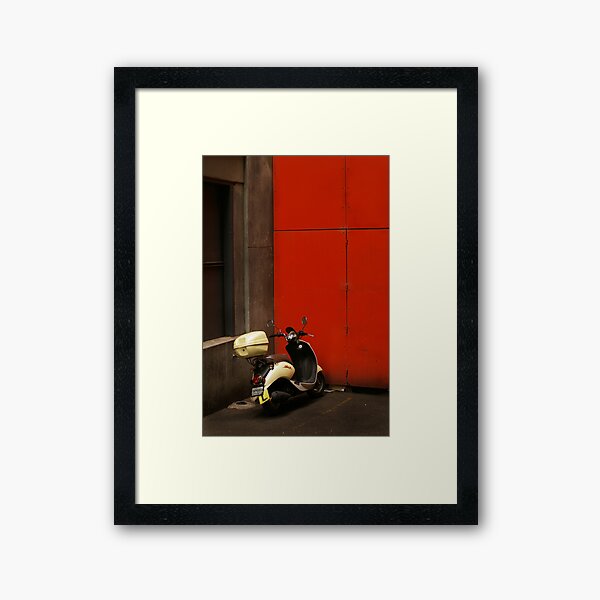 Scooter Framed Art Print