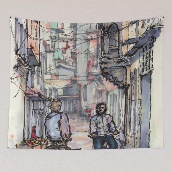 Item preview, Chaotic street Scene designed and sold by Gregg Brown.
