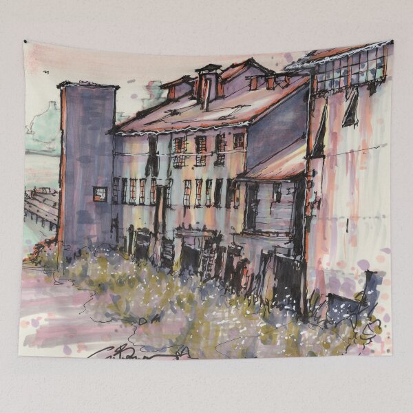 Item preview, Old North Vancouver Shipyard BC Canada designed and sold by Gregg Brown.