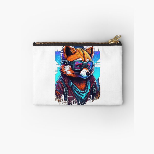 Item preview, Retrowave Malinois Red Panda with Glasses   designed and sold by SelenaLucasta.