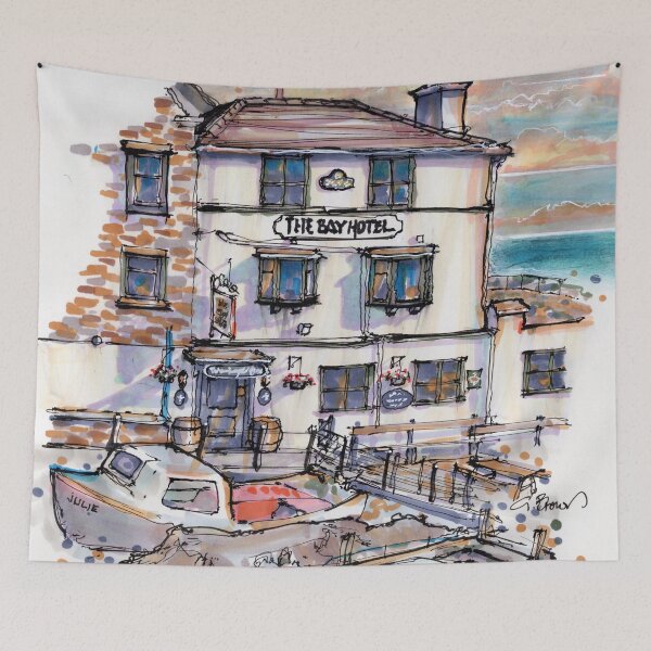Item preview, Bay Hotel Robin Hood's Bay UK designed and sold by Gregg Brown.