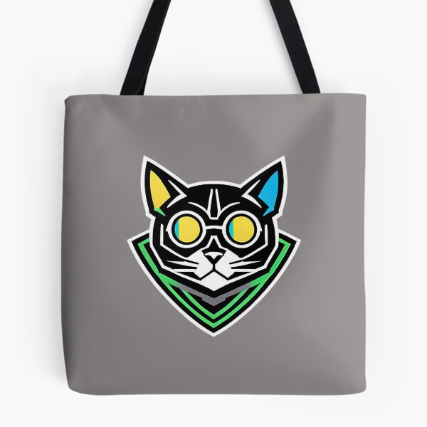 Item preview, Cyberpunk Cat Vector designed and sold by Made-by-Ray.