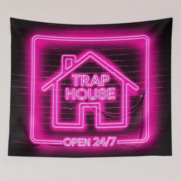 Item preview, Trap House Tapestry designed and sold by paylorindeckc.