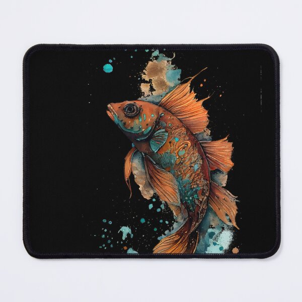 Item preview, Pretty fish in traditional Japanese style designed and sold by digitalbrosse.
