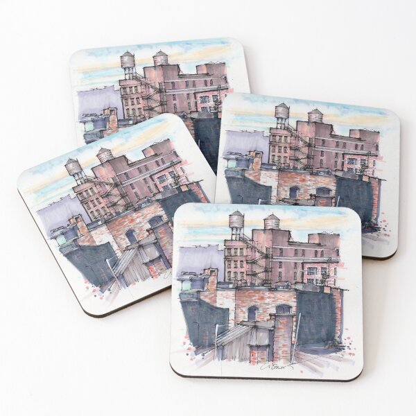 Item preview, Manhatten Roofscape designed and sold by Gregg Brown.