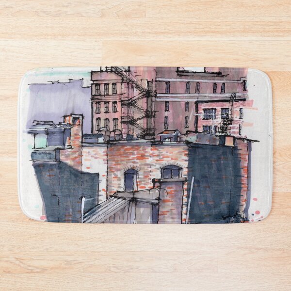Item preview, Manhatten Roofscape designed and sold by Gregg Brown.