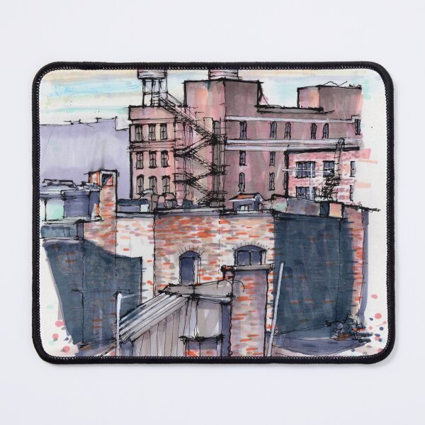Item preview, Manhatten Roofscape designed and sold by Gregg Brown.