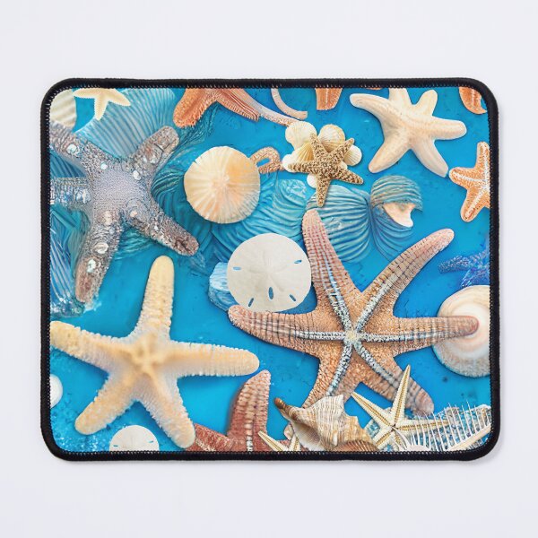 Item preview, Seashell Starfish at the Beach at the Beach designed and sold by purplesensation.