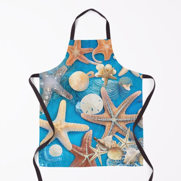 Item preview, Seashell Starfish at the Beach at the Beach designed and sold by purplesensation.