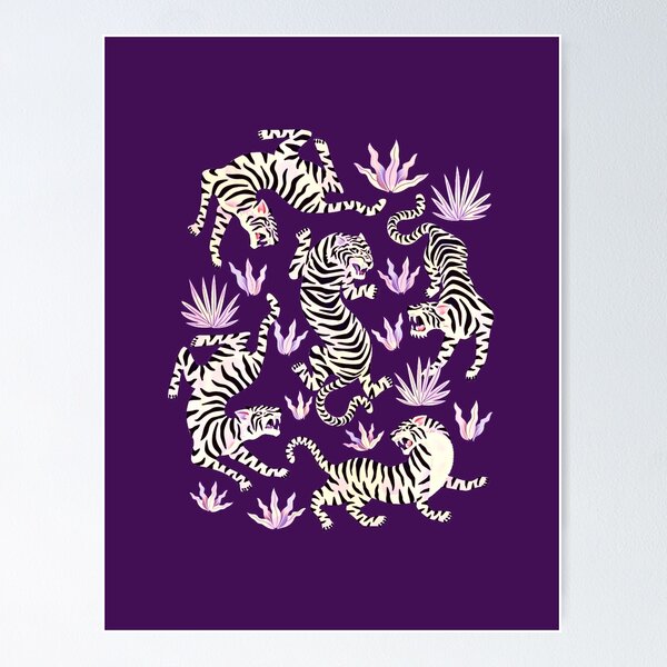 Snarling Tiger Wall Art for Sale