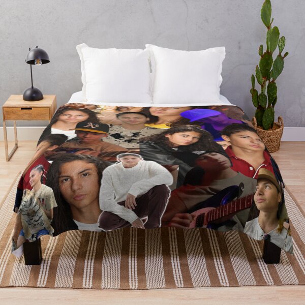 Miguel Cazarez Mora Seamless Collage Throw Blanket