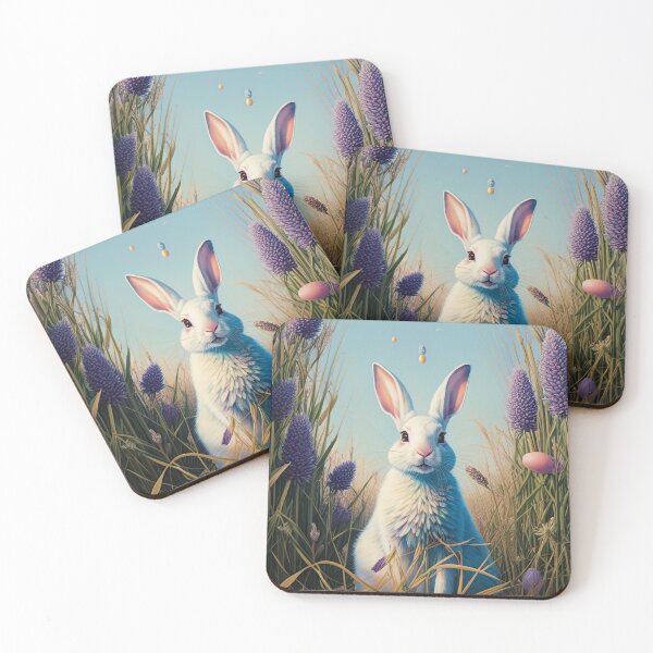 Item preview, Colorful Festive Easter Eggs Easter Bunny Spring Flowers Version 69 designed and sold by DreamingAwake1.