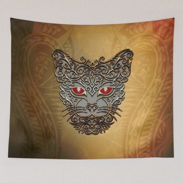 Item preview, Decorative cat head designed and sold by nicky2342.