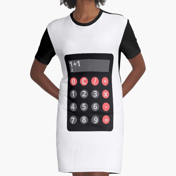 Cool Funny Calculator Party and Halloween Costume Design Graphic