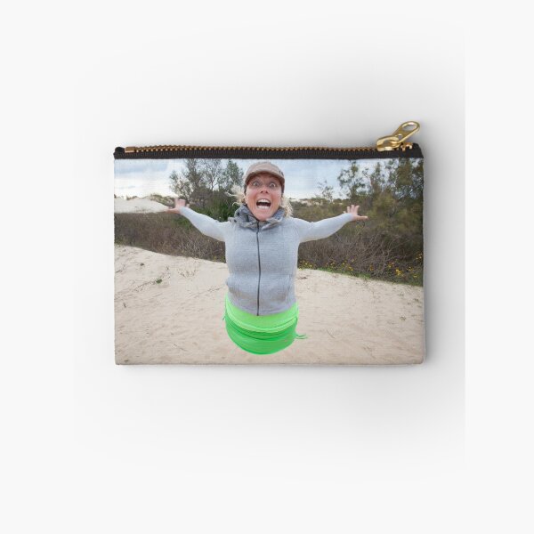 Item preview, funny woman jumping on the beach designed and sold by orgal2.