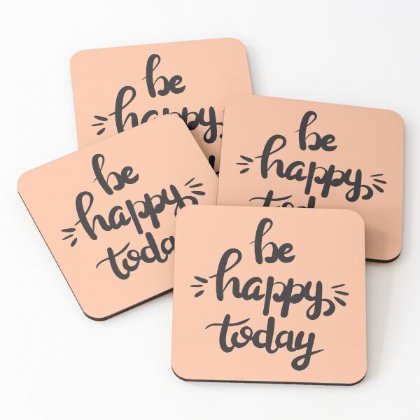 Item preview, Be Happy Today hand lettering in black color designed and sold by Graciaisgrace.