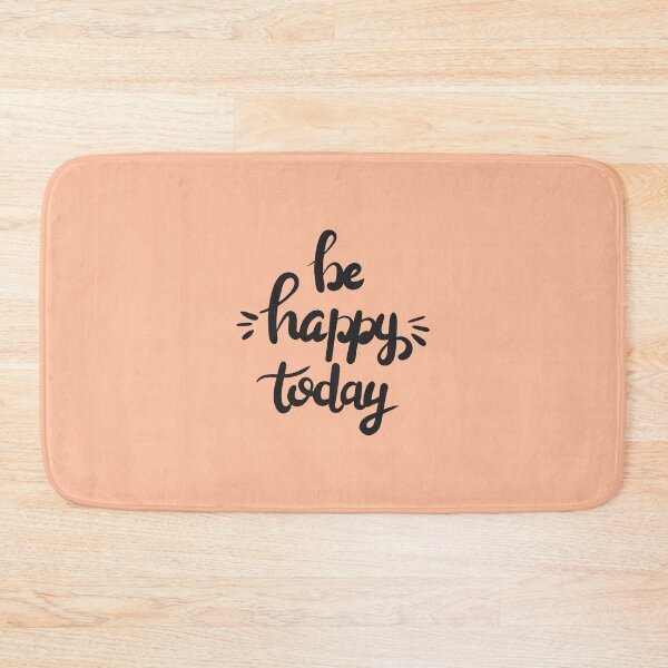 Item preview, Be Happy Today hand lettering in black color designed and sold by Graciaisgrace.