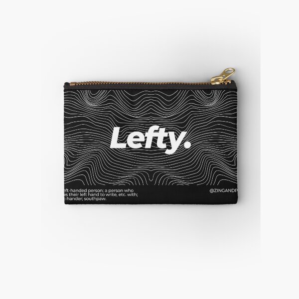 Item preview, Lefty (Wavy Design, Dictionary Definitions) designed and sold by ZingAndPep.