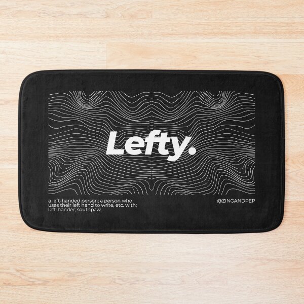 Item preview, Lefty (Wavy Design, Dictionary Definitions) designed and sold by ZingAndPep.