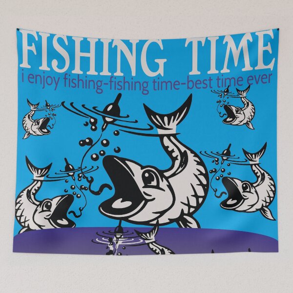 Item preview, Hooked On Fishing FISHING TIME  BEST TIME EVER COLORFUL  designed and sold by al21ex.