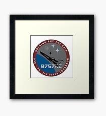 Battlestar Galactica 'Starbuck' Logo Framed Print