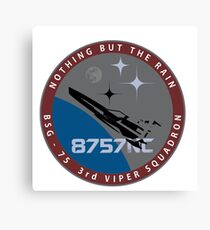 Battlestar Galactica 'Starbuck' Logo Canvas Print