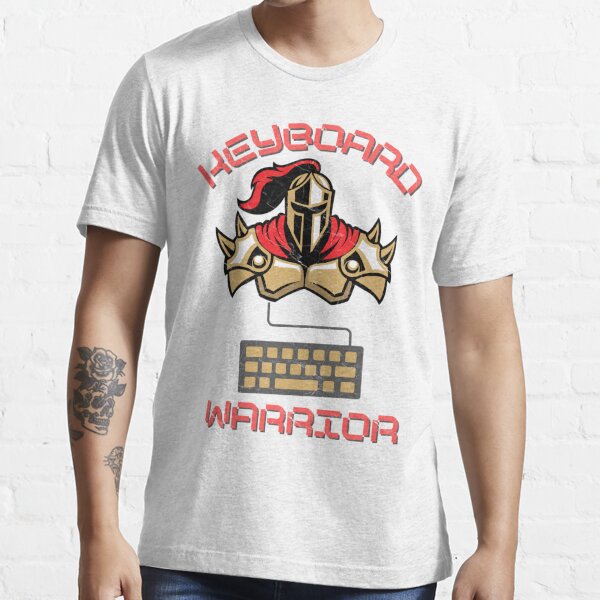 Unleash The Fury Caps Lock Keyboard Warrior T-Shirt | Zazzle