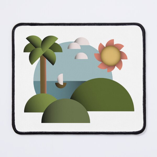 Item preview, Abstract vacation tropical setting designed and sold by EngineerGoC.