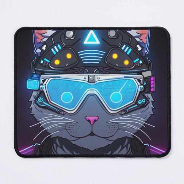 Item preview, Cyberpunk cat - Street Bandit | "Cybercat Chronicles" collection designed and sold by RESToRAPTOR.