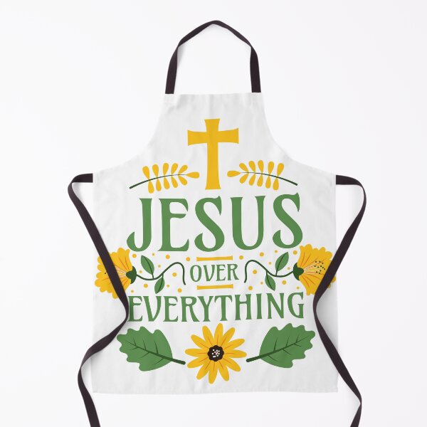 Item preview, Jesus Over Everything - Floral Christian Quotes designed and sold by Millusti.