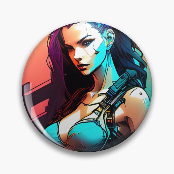 Item preview, Cyberpunk Portrait designed and sold by LonelyFootpad.