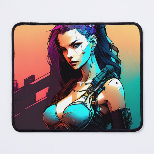 Item preview, Cyberpunk Portrait designed and sold by LonelyFootpad.