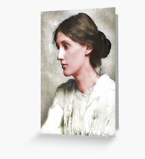 Virginia Woolf Greeting Card
