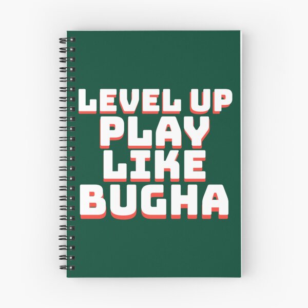 Item preview, level up play like bugha typography   designed and sold by Woolyoubmine.